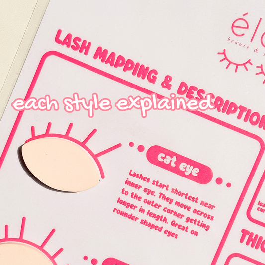 lash educator lash practice sheet