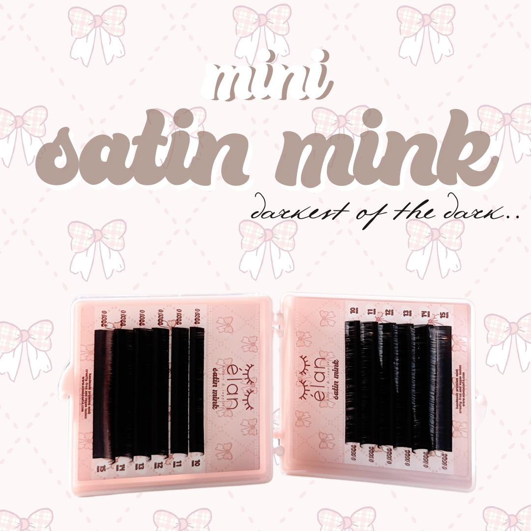 MINI TESTER TRAY- satin mink (DARKEST lashes) π