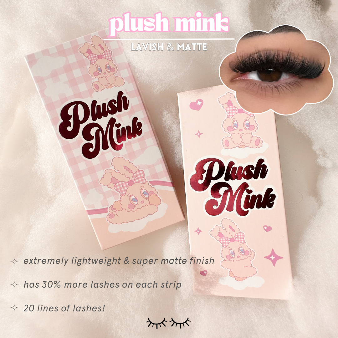 0.03 PLUSH MINK lash trays (PLUSH +FLUFF) π°