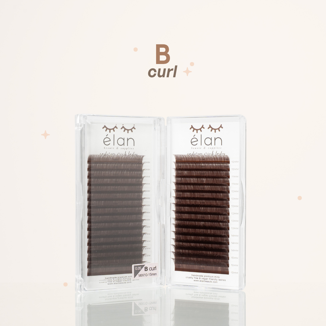 DARK BROWN specialty curls