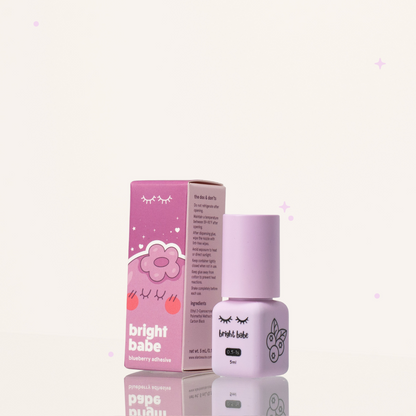 BRIGHT BABE blueberry adhesive