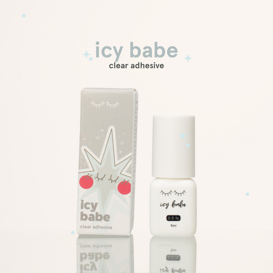 ICY BABE clear adhesive