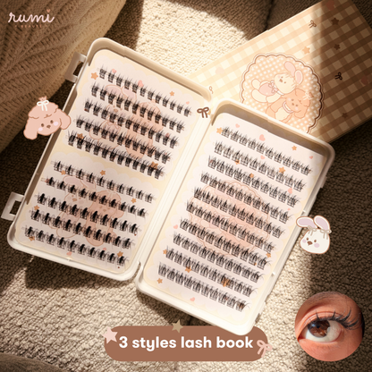 Rumi Lash Book - 3 cluster styles