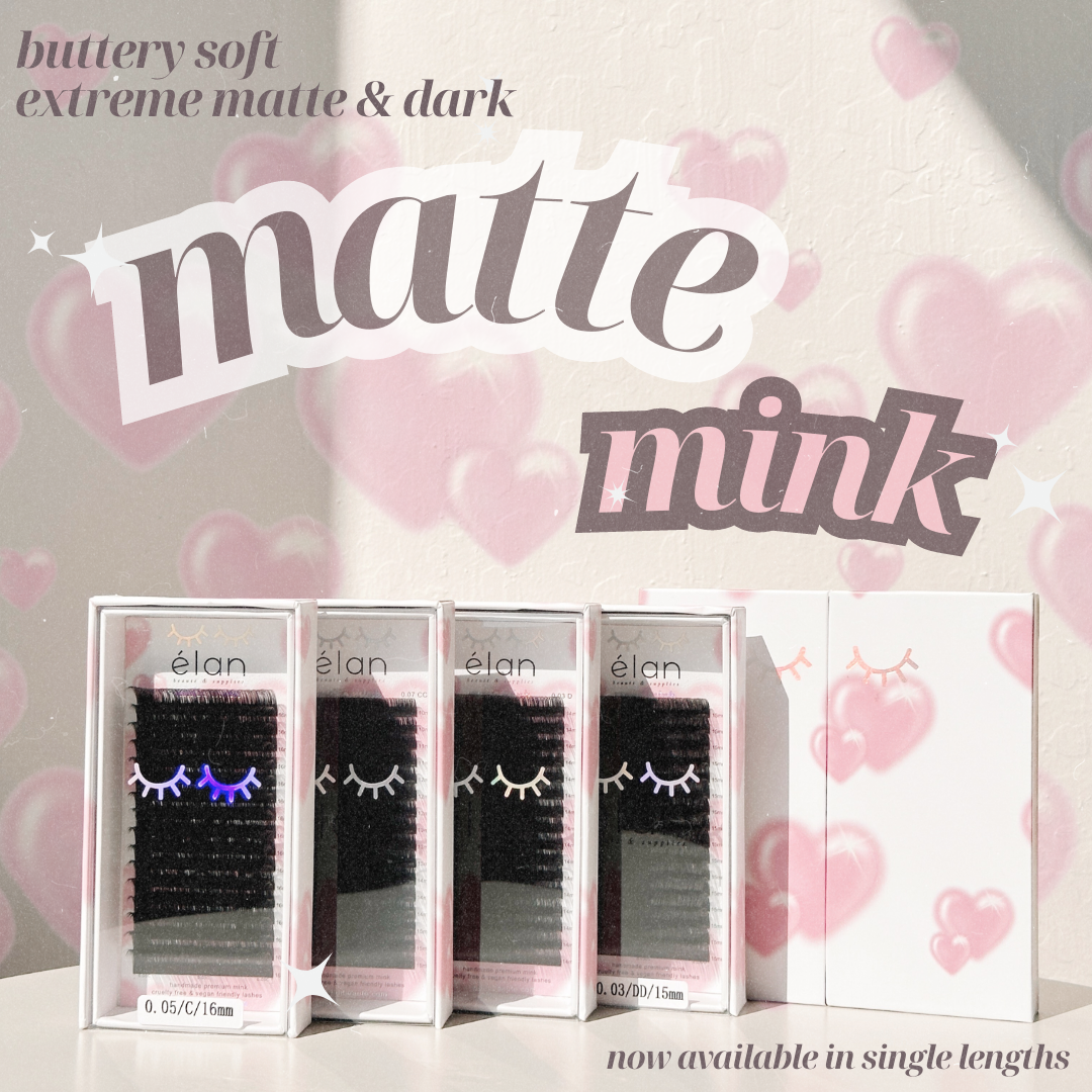 0.07 MATTE MINK lash tray 💞