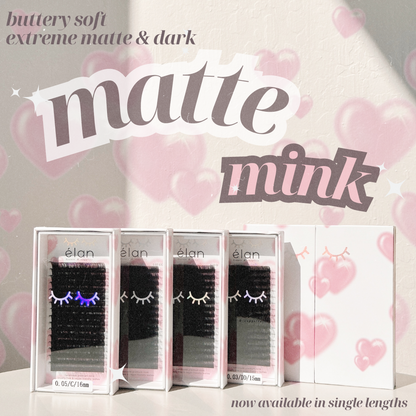 0.07 MATTE MINK lash tray 💞