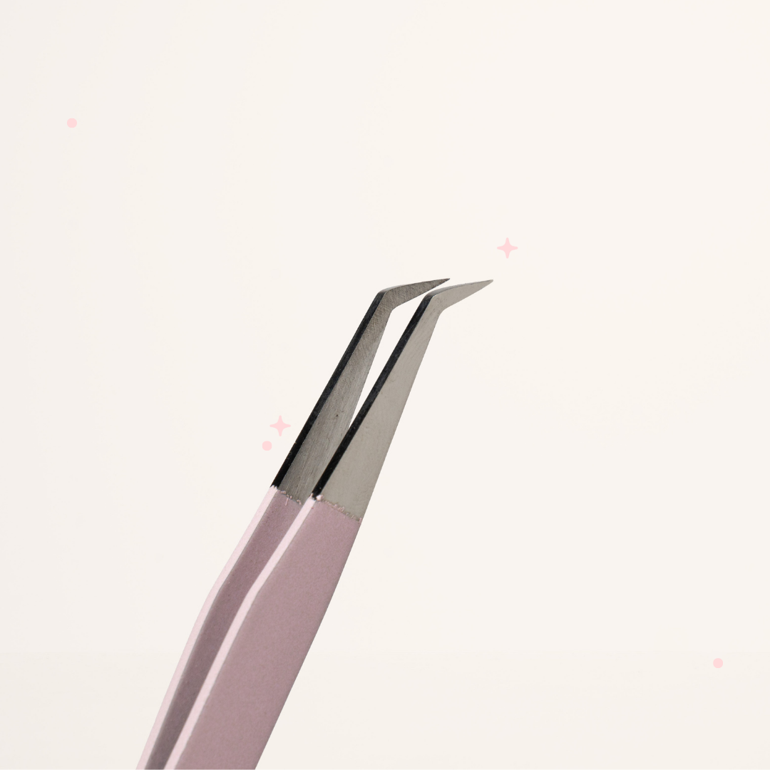 angled volume tweezers