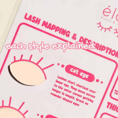 lash educator lash practice sheet