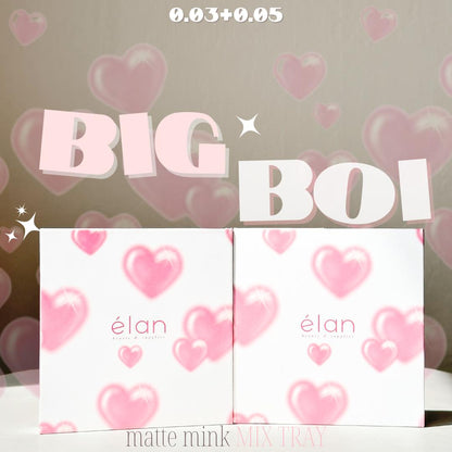 the BIG BOI 0.03+0.05 MATTE MINK mix tray 💞