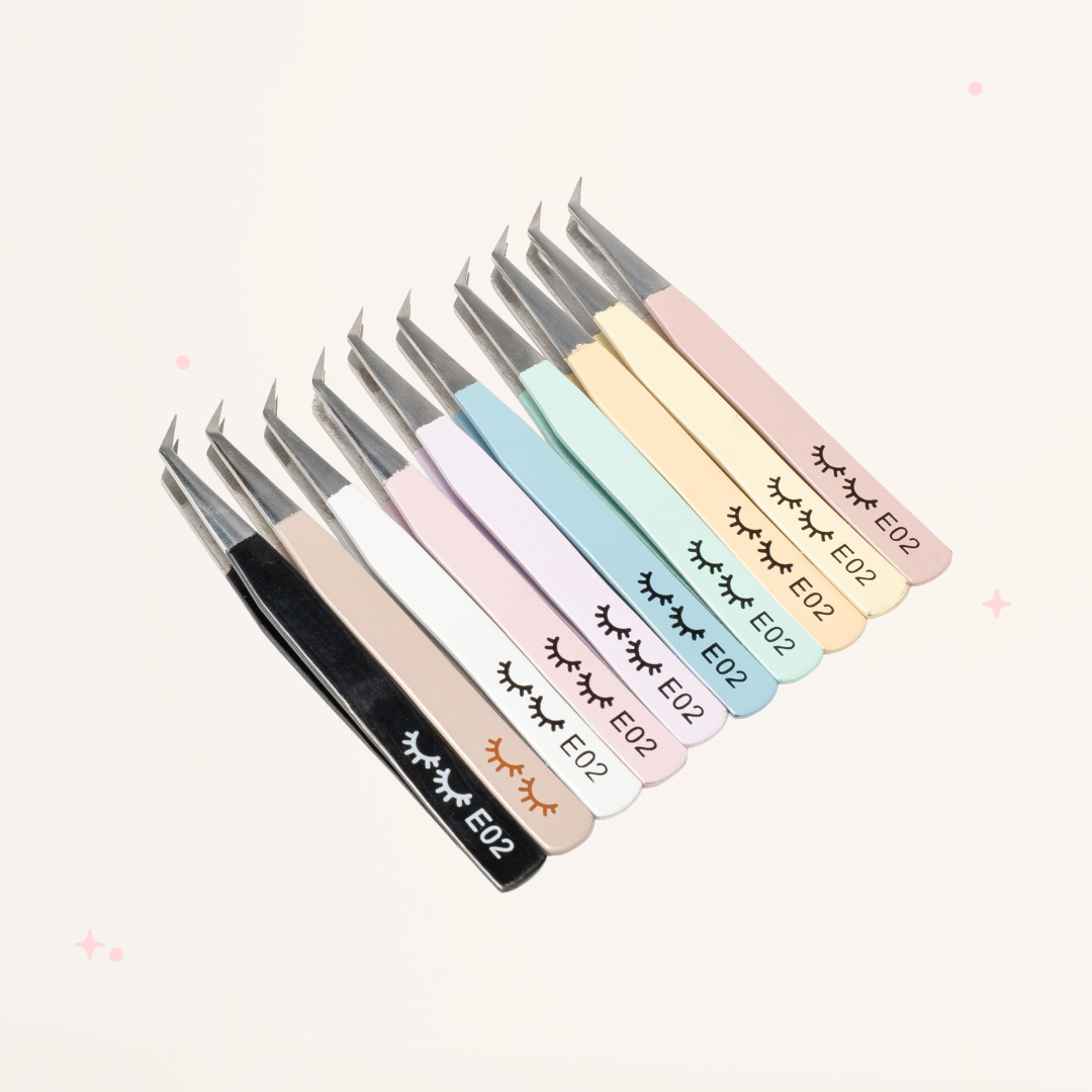 angled volume tweezers