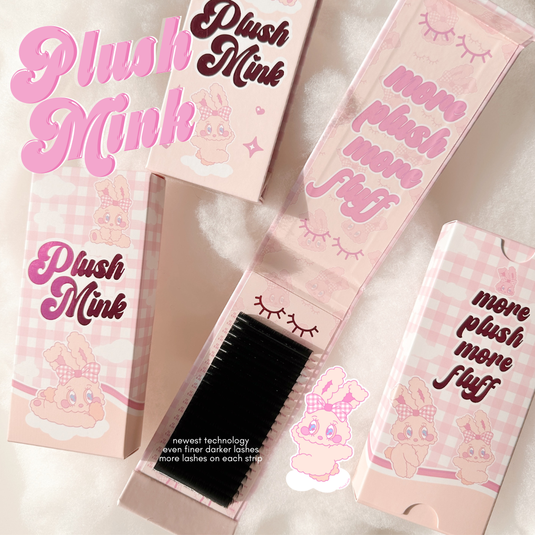 0.05 PLUSH MINK lash trays (PLUSH +FLUFF) 🐰