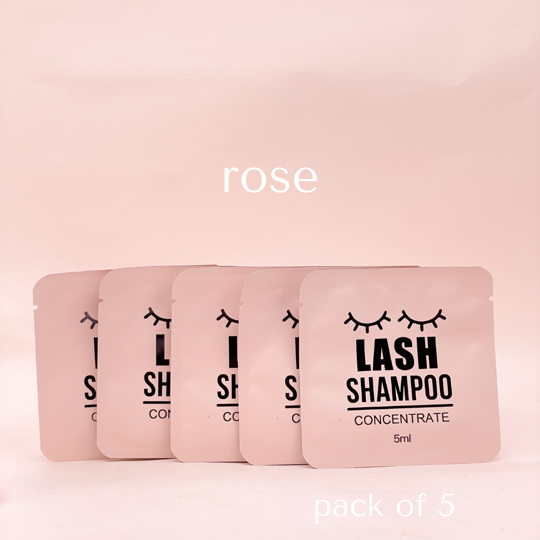 lash shampoo concentrate MINI PACKETS
