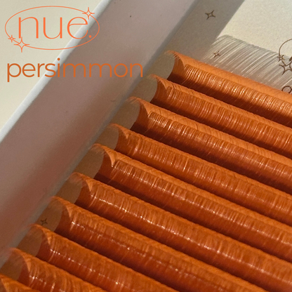 the NUE collection shade-matching color lashes