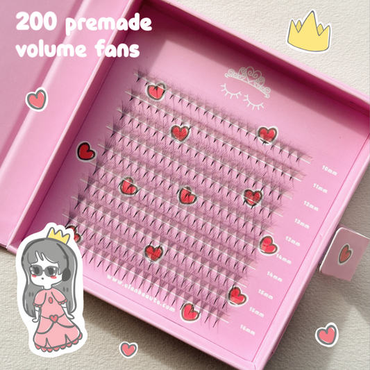 DEAR DIARY mini 200 premade volume fans