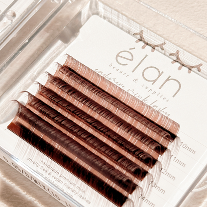 MINI BROWN color lashes