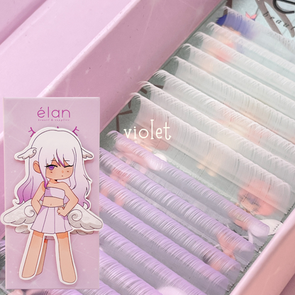 PIXIE collection velvet color lashes