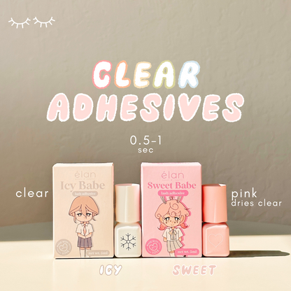 SWEET BABE pink adhesive