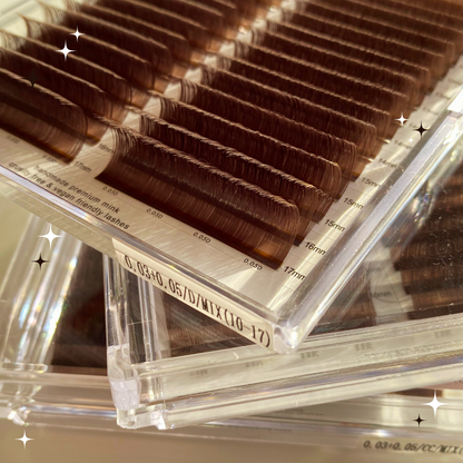 the BIG BOI 0.03+0.05 DARK BROWN mix tray