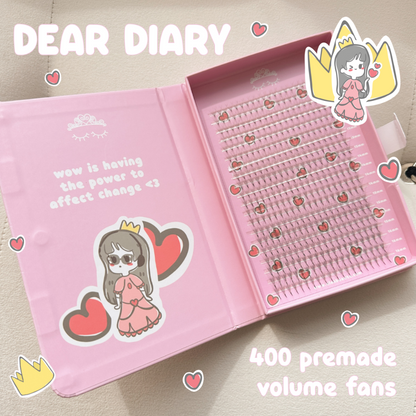 DEAR DIARY xl 400 premade volume fans