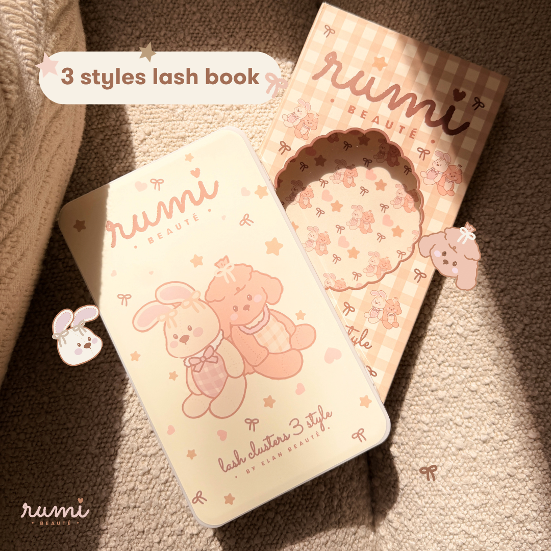 Rumi Lash Book - 3 cluster styles