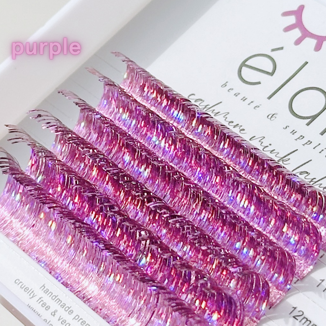 mini holo tinsel lashes