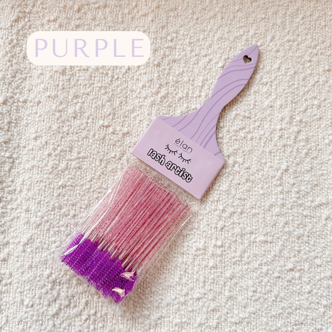 PAINT BRUSH sparkly mascara wand spoolie