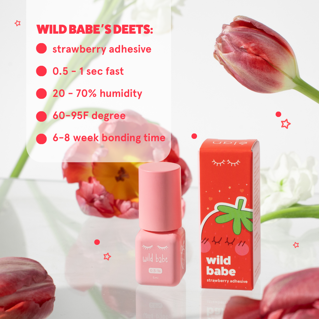 WILD BABE strawberry adhesive