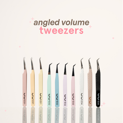 angled volume tweezers