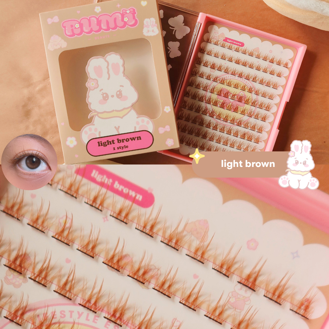 rumi brown lashes