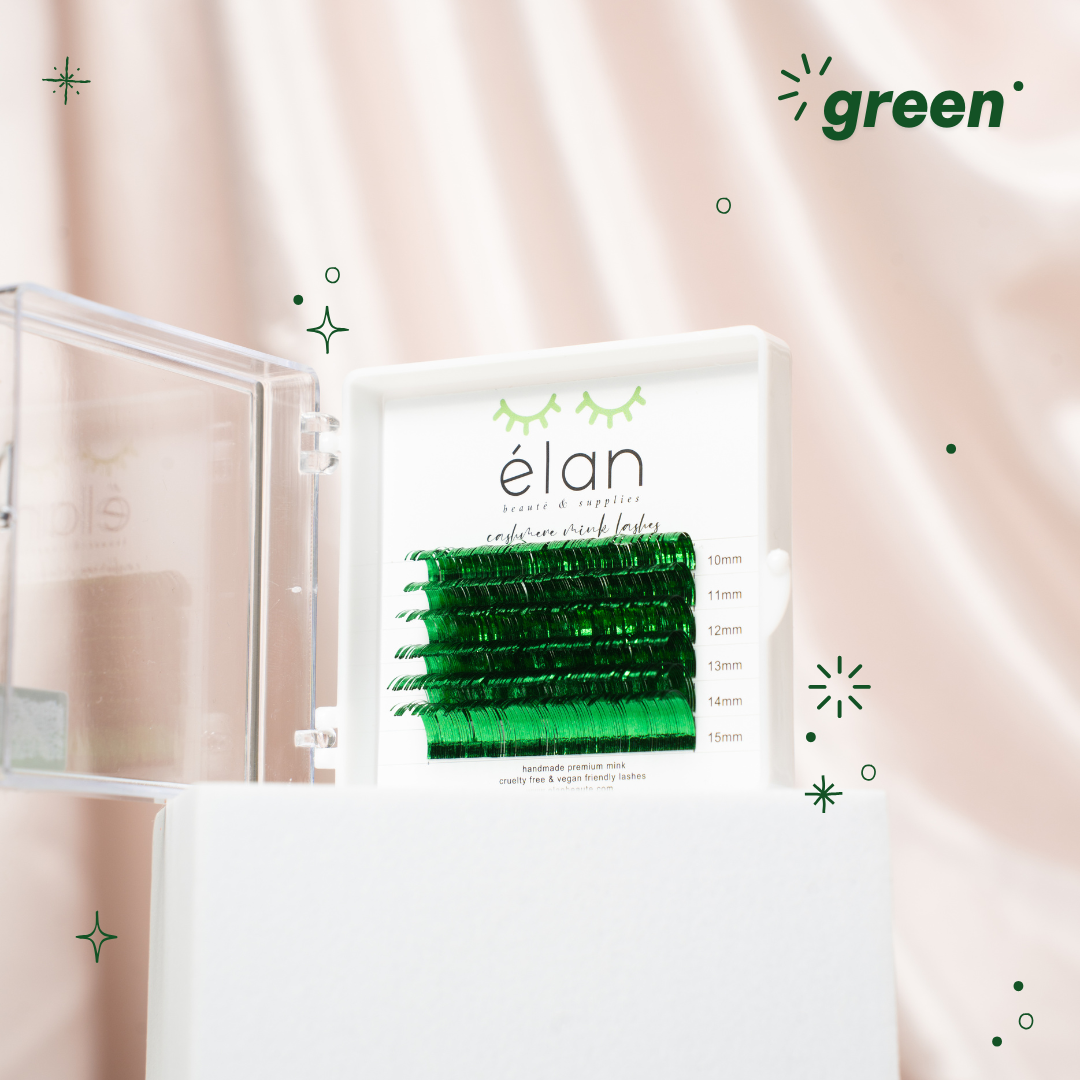 mini holo tinsel lashes