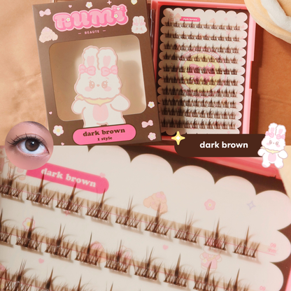 rumi brown lashes