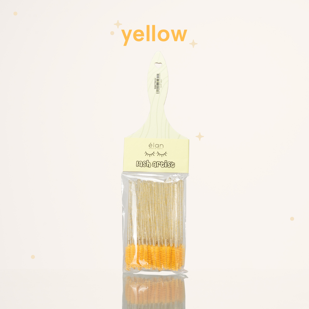 PAINT BRUSH sparkly mascara wand spoolie