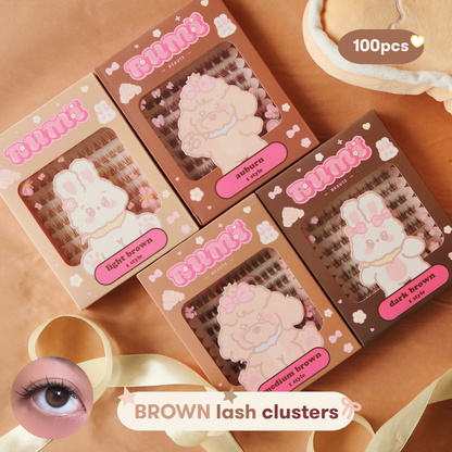 rumi brown lashes