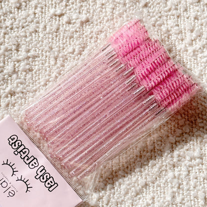 PAINT BRUSH sparkly mascara wand spoolie