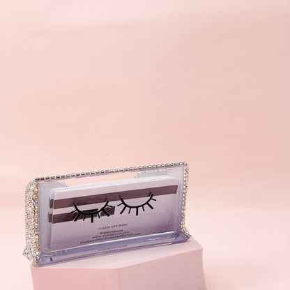 bedazzled business card stand