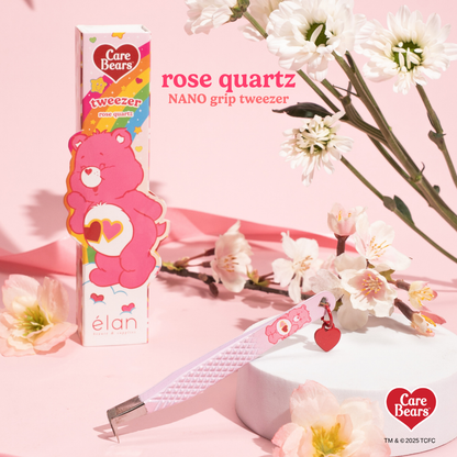 CARE BEARS rose quartz tweezer