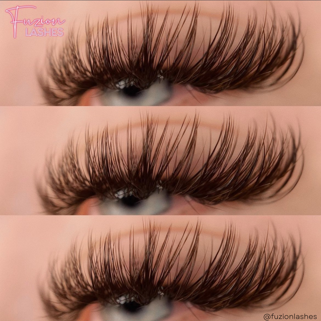 MINI BROWN color lashes