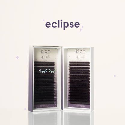 the NUE collection shade-matching color lashes